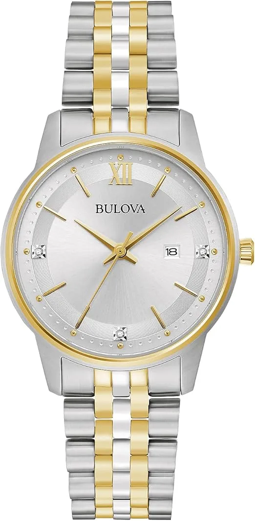Bulova Ladies' Classic Diamond Two-Tone