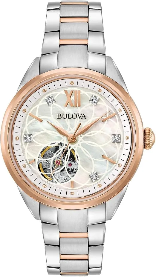 Bulova Ladies' Classic Diamond 3-Hand Automatic
