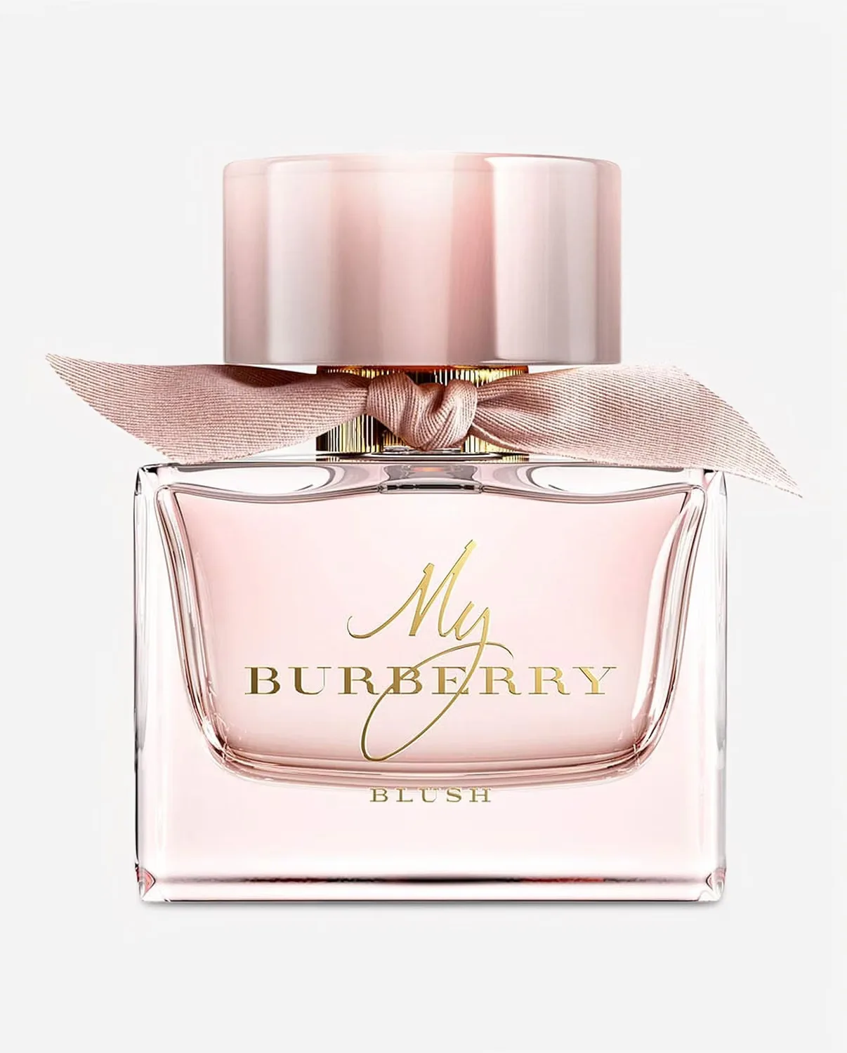 Burberry My Burberry Blush Eau de Parfum pink glass bottle with horn look cap