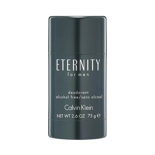 Calvin Klein Eternity for Men alcohol-free deodorant stick upright container
