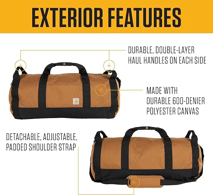Carhartt Classic Round Duffel with Utility Pouch