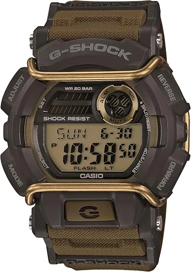 Casio G-Shock GD-400 digital sports watch front dial with metal face protector