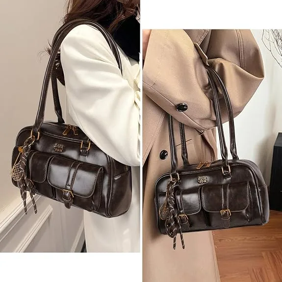 HICARRY Shoulder Bag Retro Top Handle Bag