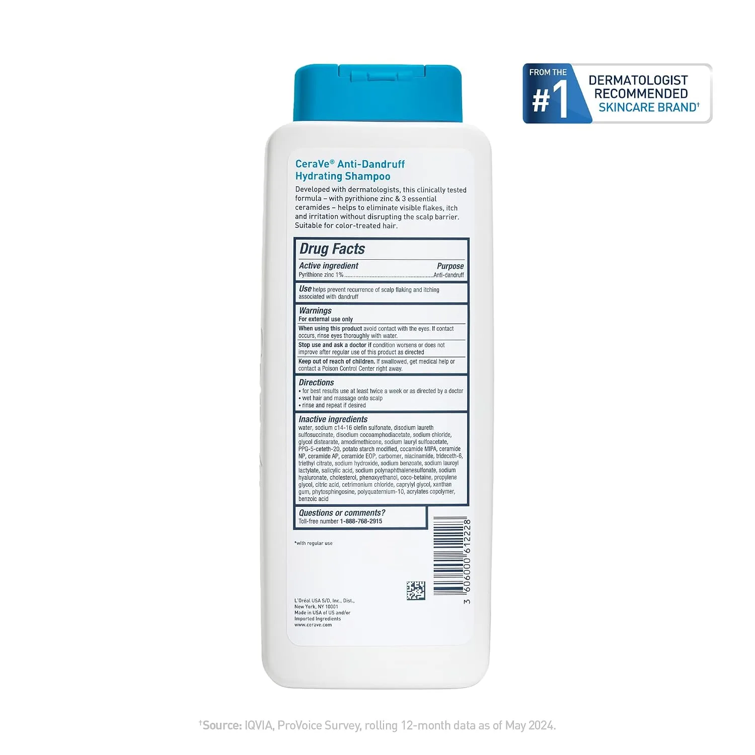 CeraVe Hydrating Anti-Dandruff Shampoo