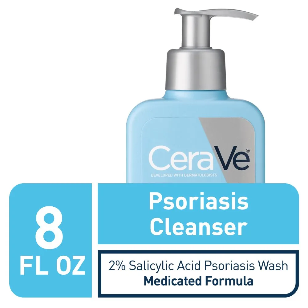 CeraVe Psoriasis Cleanser with Salicylic Acid and Lactic Acid