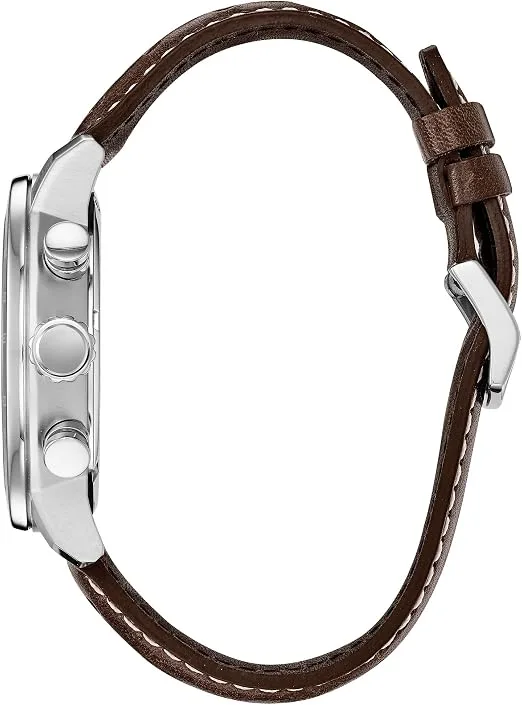 Citizen Men's Eco-Drive Weekender Brycen Chronograph Watch in Stainless Steel