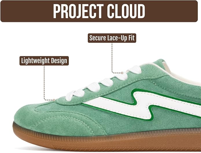 Project Cloud Irita Green Multi Sneakers
