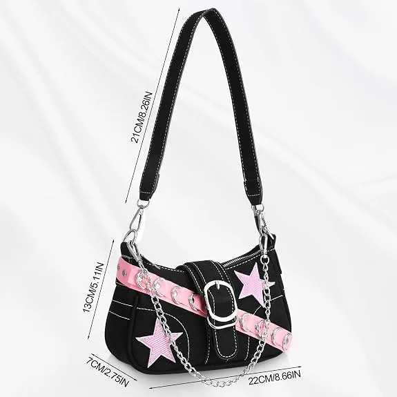JATEBI Y2K Purse Shoulder Bag Set
