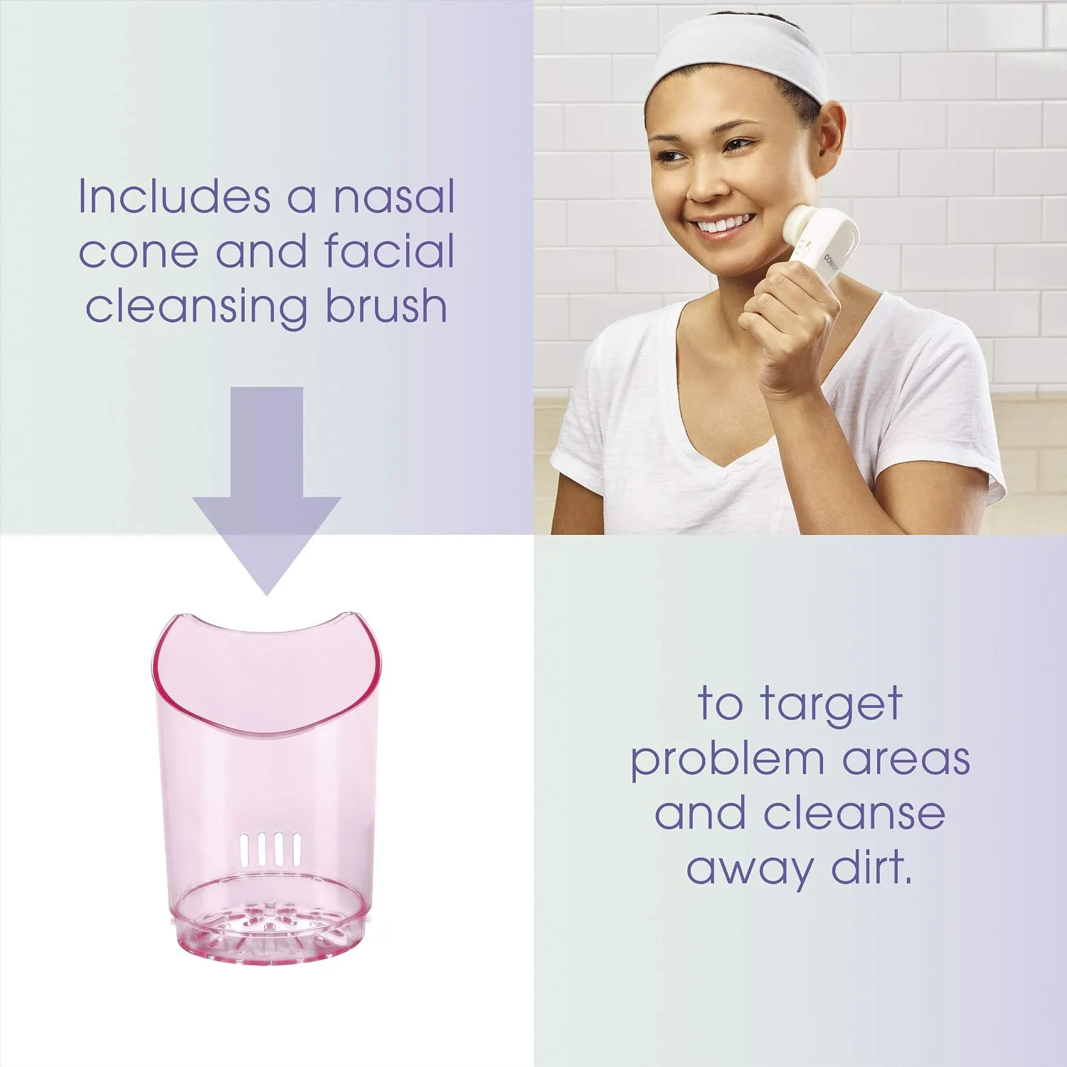 True Glow by Conair Gentle Mist Moisturizing Facial Steamer