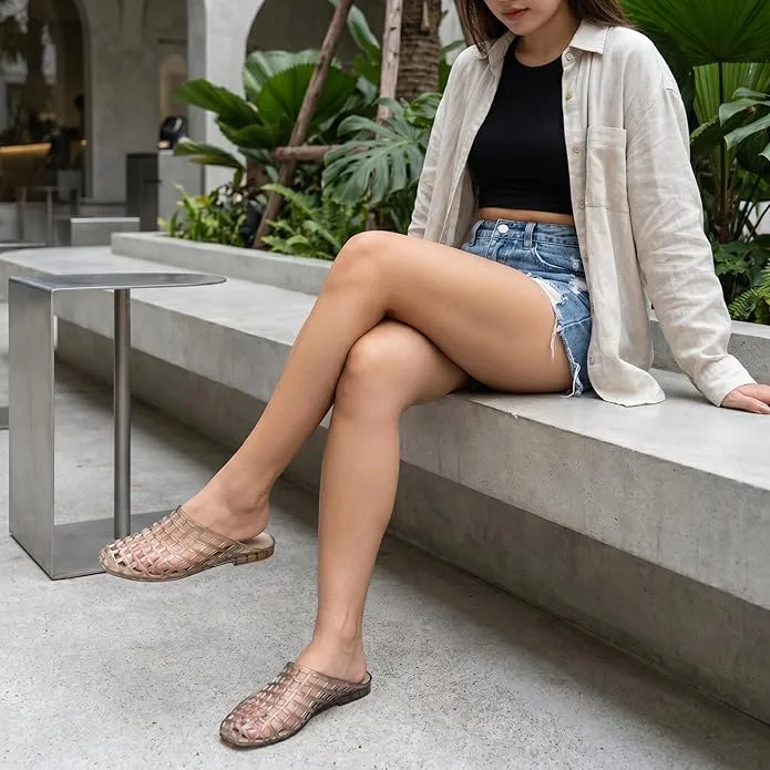 CUSHIONAIRE Lab Jelly Flats for Women