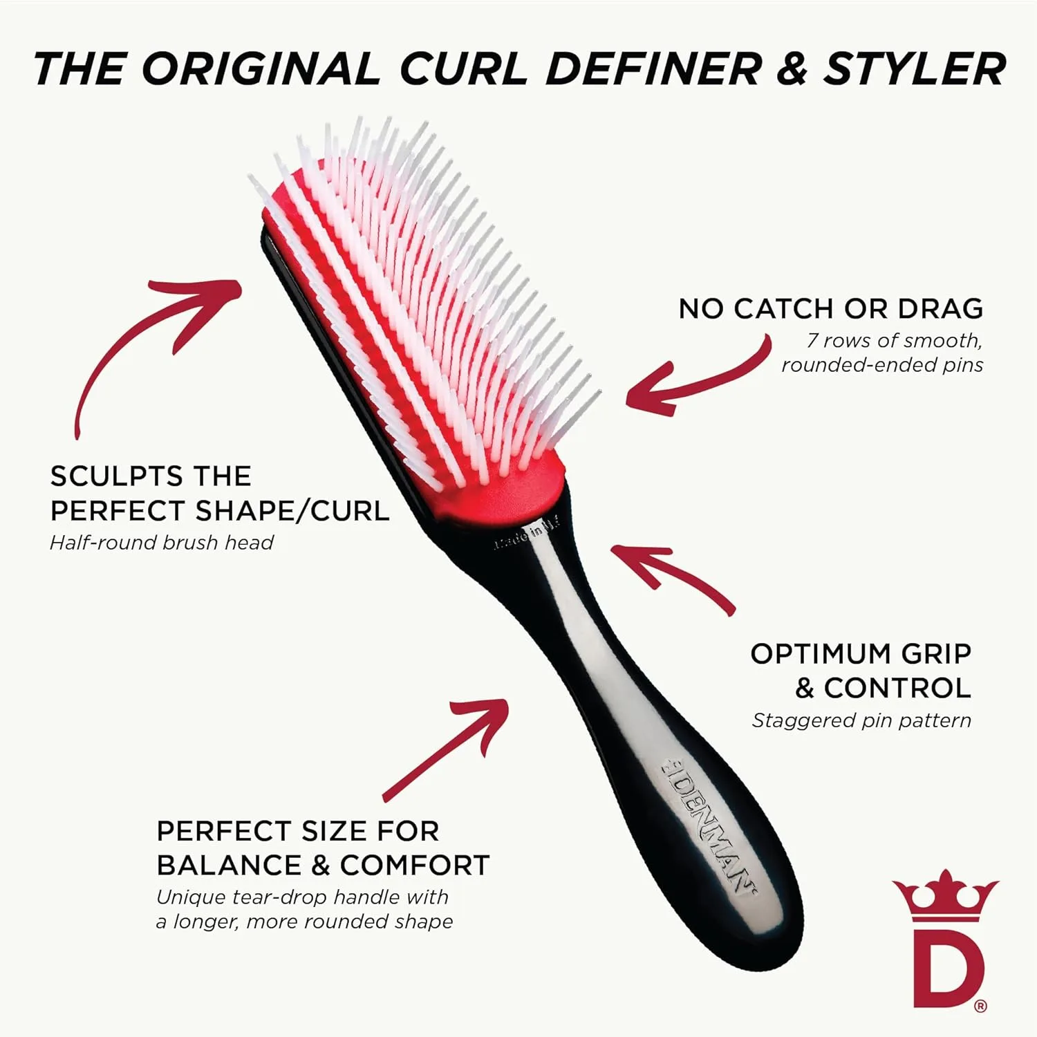Denman D3 Original Curl Definer & Styler