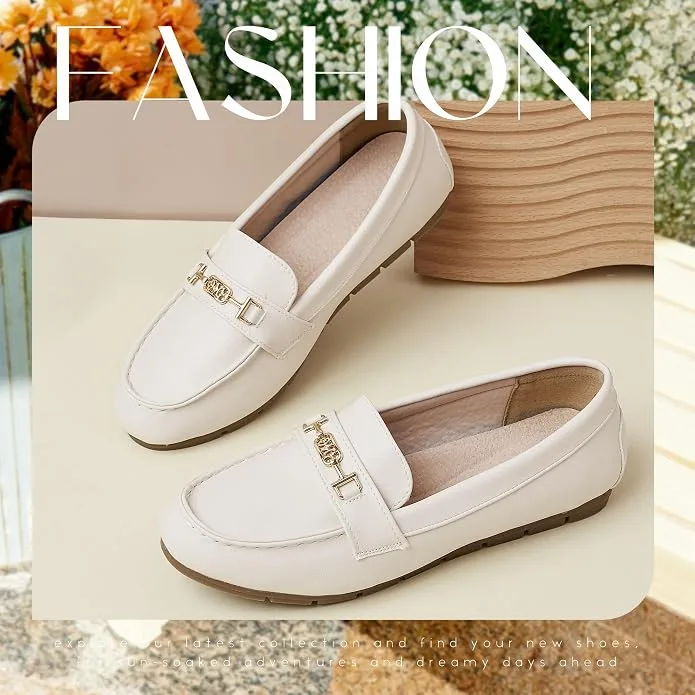 DeYashopin Women's Loafer Shoes Leisure Slip On Work Shoes