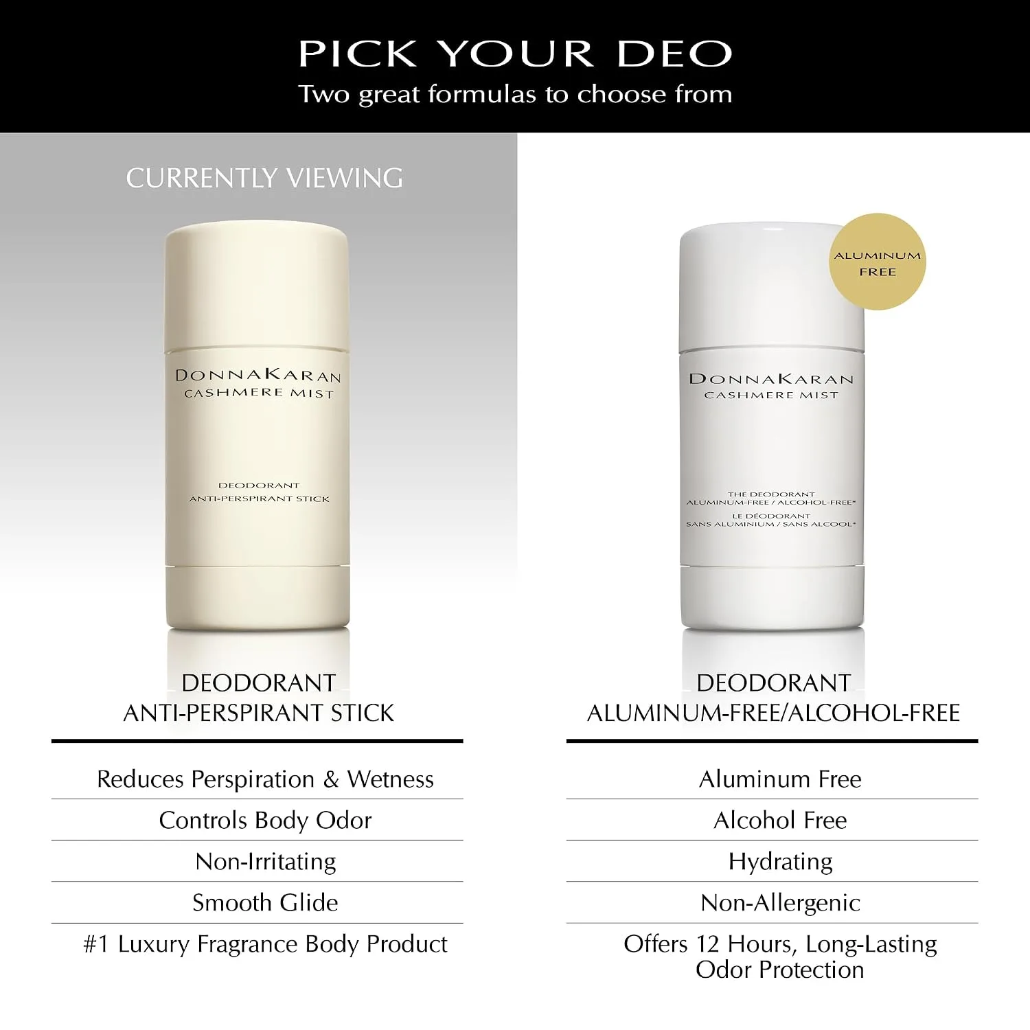 Donna Karan Cashmere Mist Antiperspirant Deodorant Stick