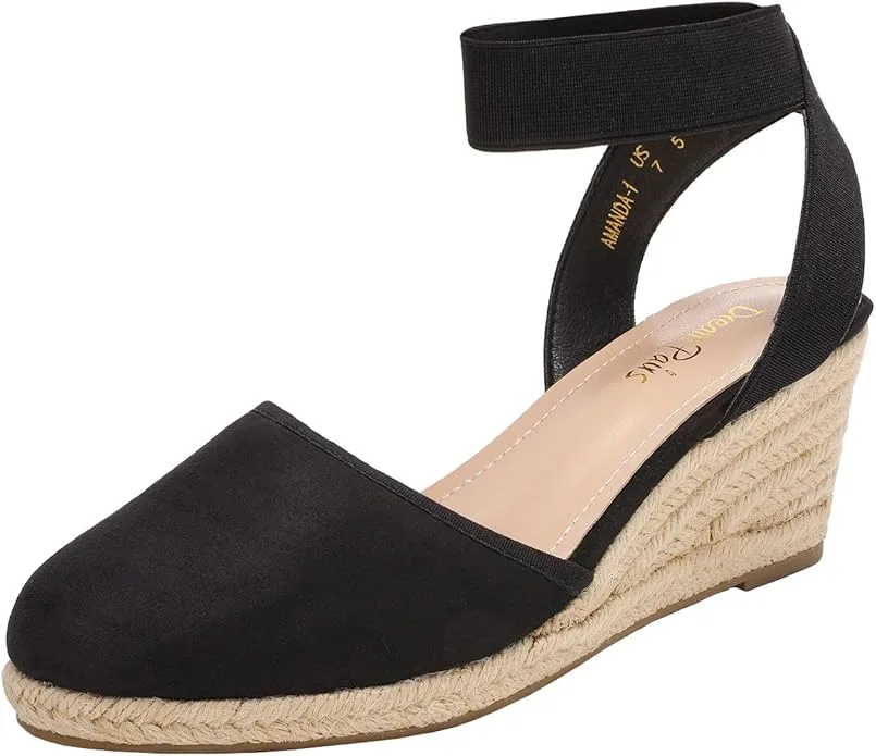 DREAM PAIRS Women's Ankle Strap Wedge Sandals