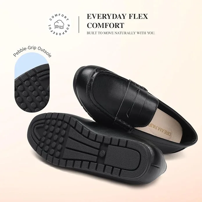 DREAM PAIRS Women's Loafers Slip On Comfort Work Flats