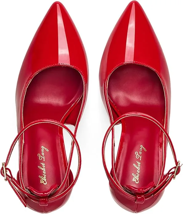 Elisabet Tang 4 in Classy Ankle Strap Pumps