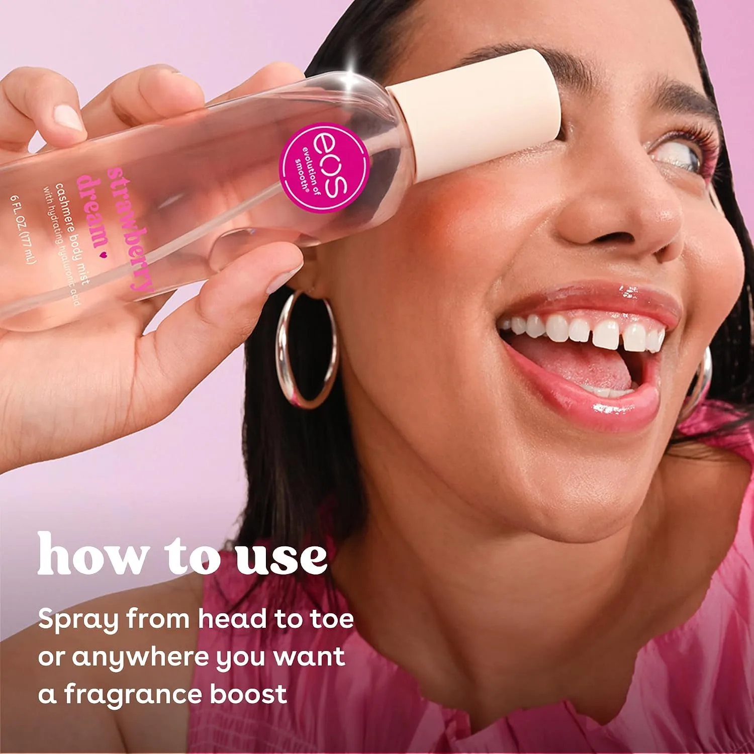 eos Cashmere Body Mist, Strawberry Dream