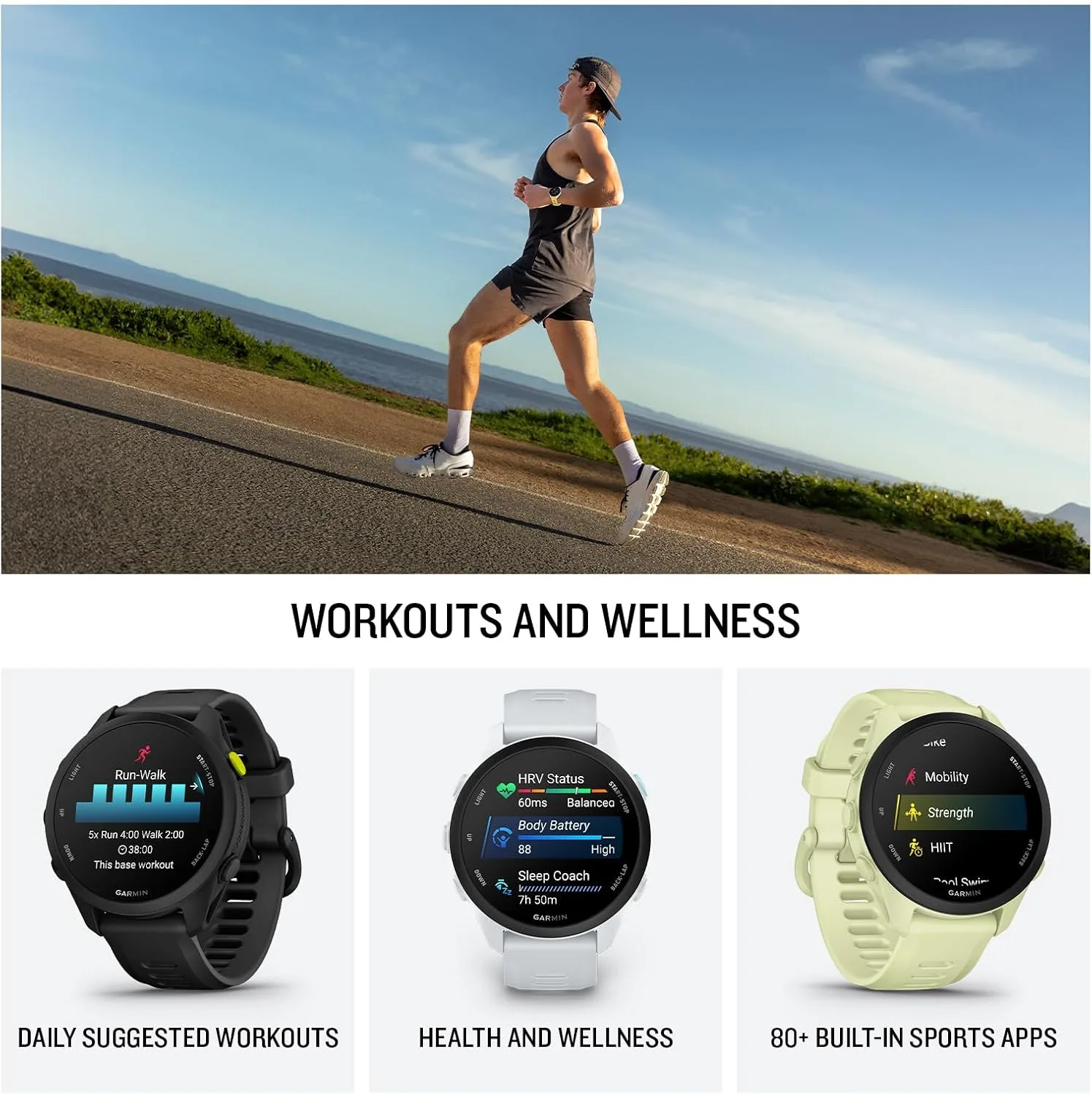 Garmin Forerunner 70 GPS Running Watch (43mm)