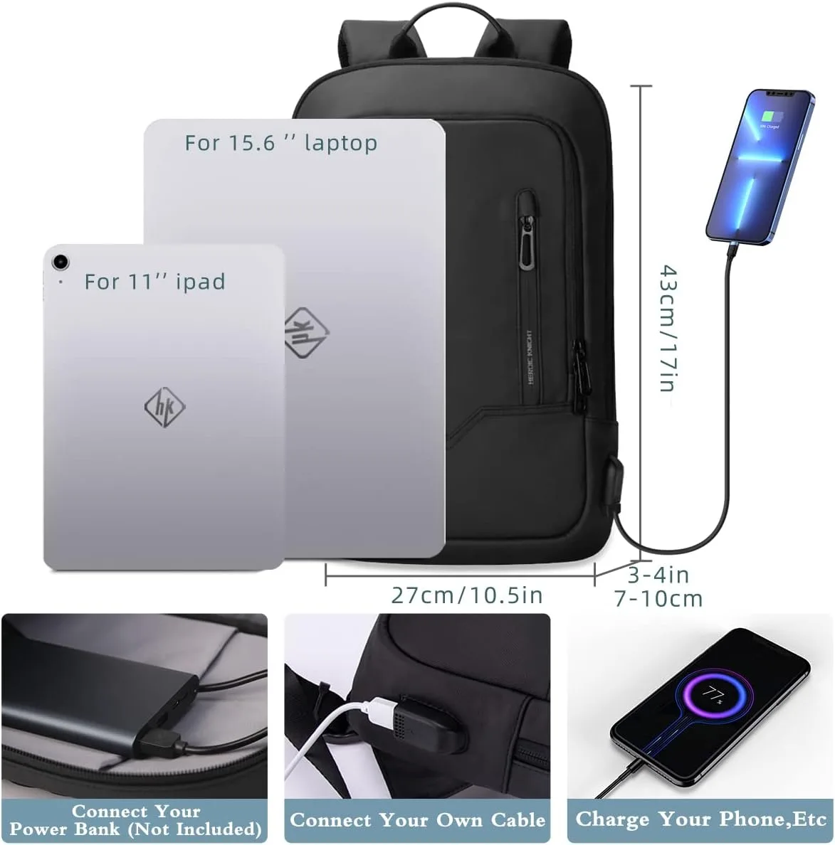 hk Business Slim Laptop Backpack