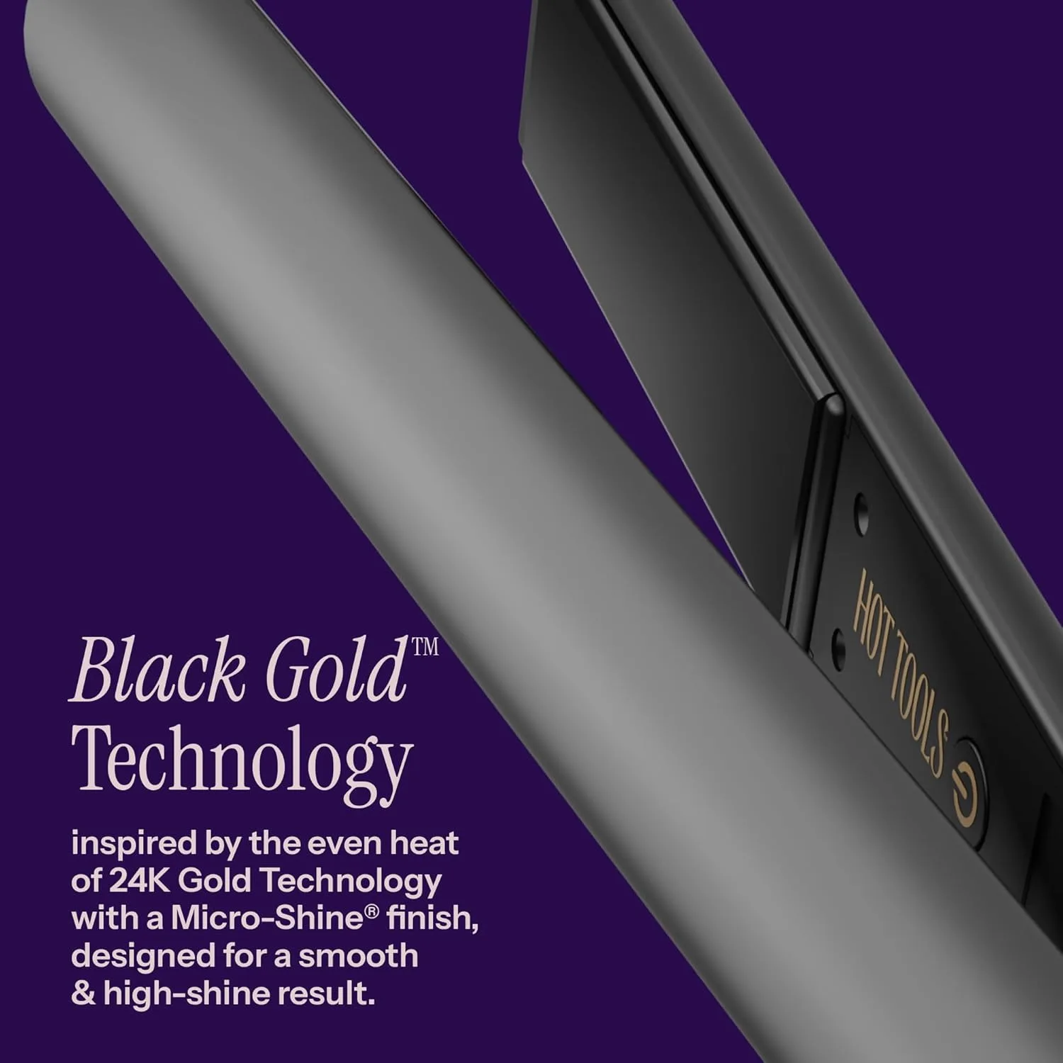 Hot Tools Black Gold Ionic 1 1/4 Inch Flat Iron