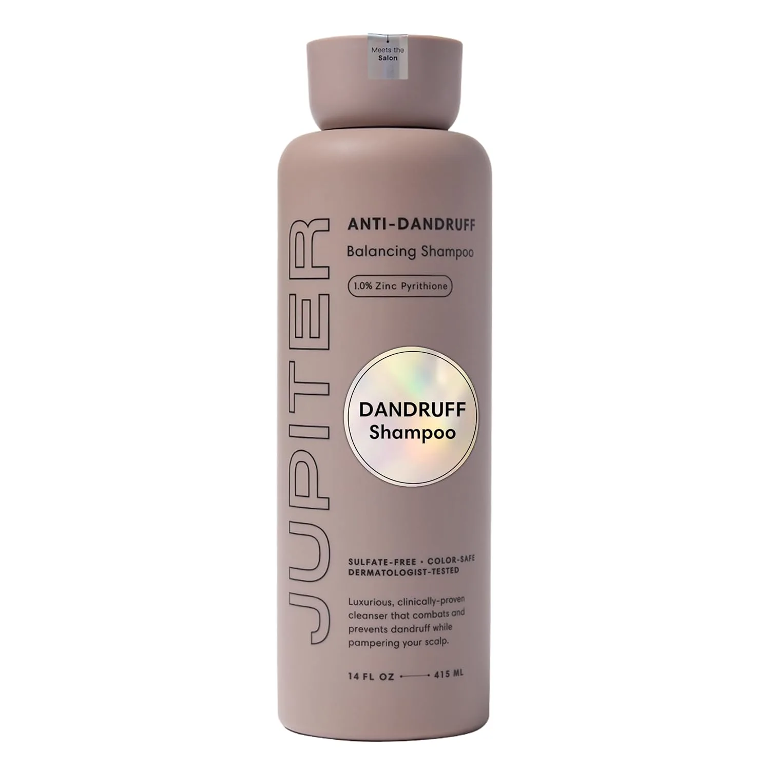 Jupiter balancing anti dandruff shampoo bottle view zinc pyrithione
