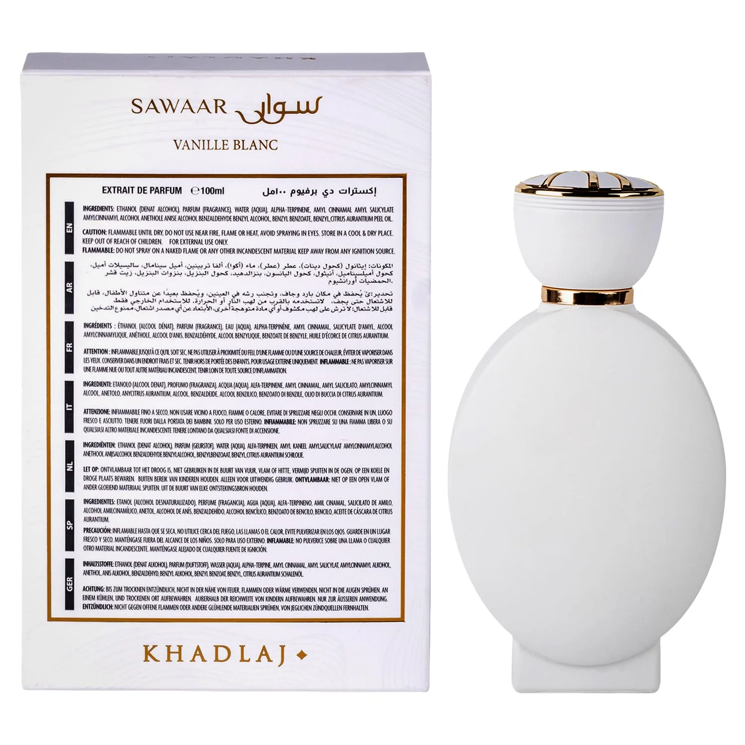Khadlaj Sawaar Vanille Blanc
