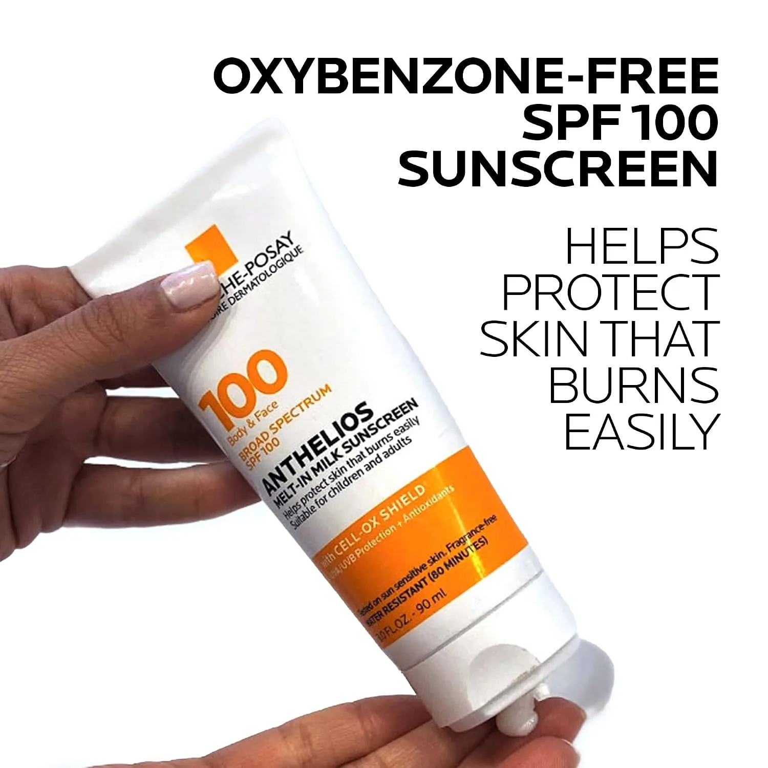 La Roche-Posay Anthelios Melt-In Milk Sunscreen for Face & Body SPF 100