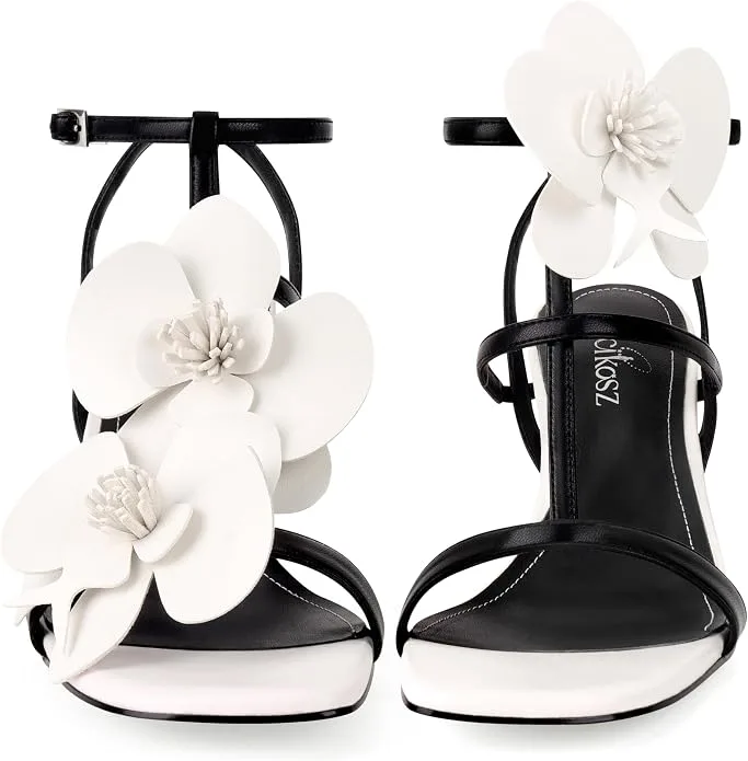 LACIKOSZ Floral Women High Heels