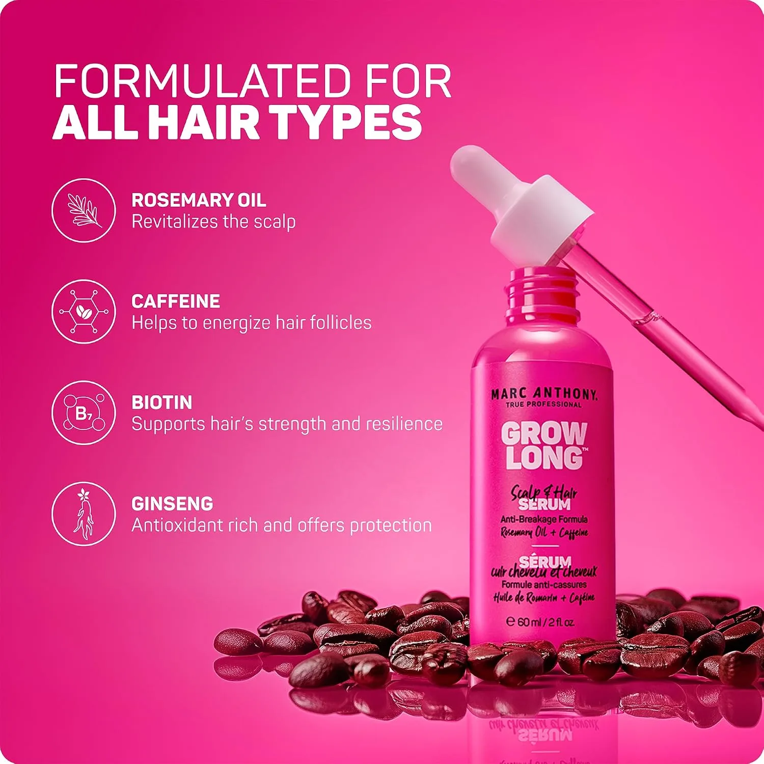 Marc Anthony Grow Long, Anti-Breakage Scalp & Hair Serum