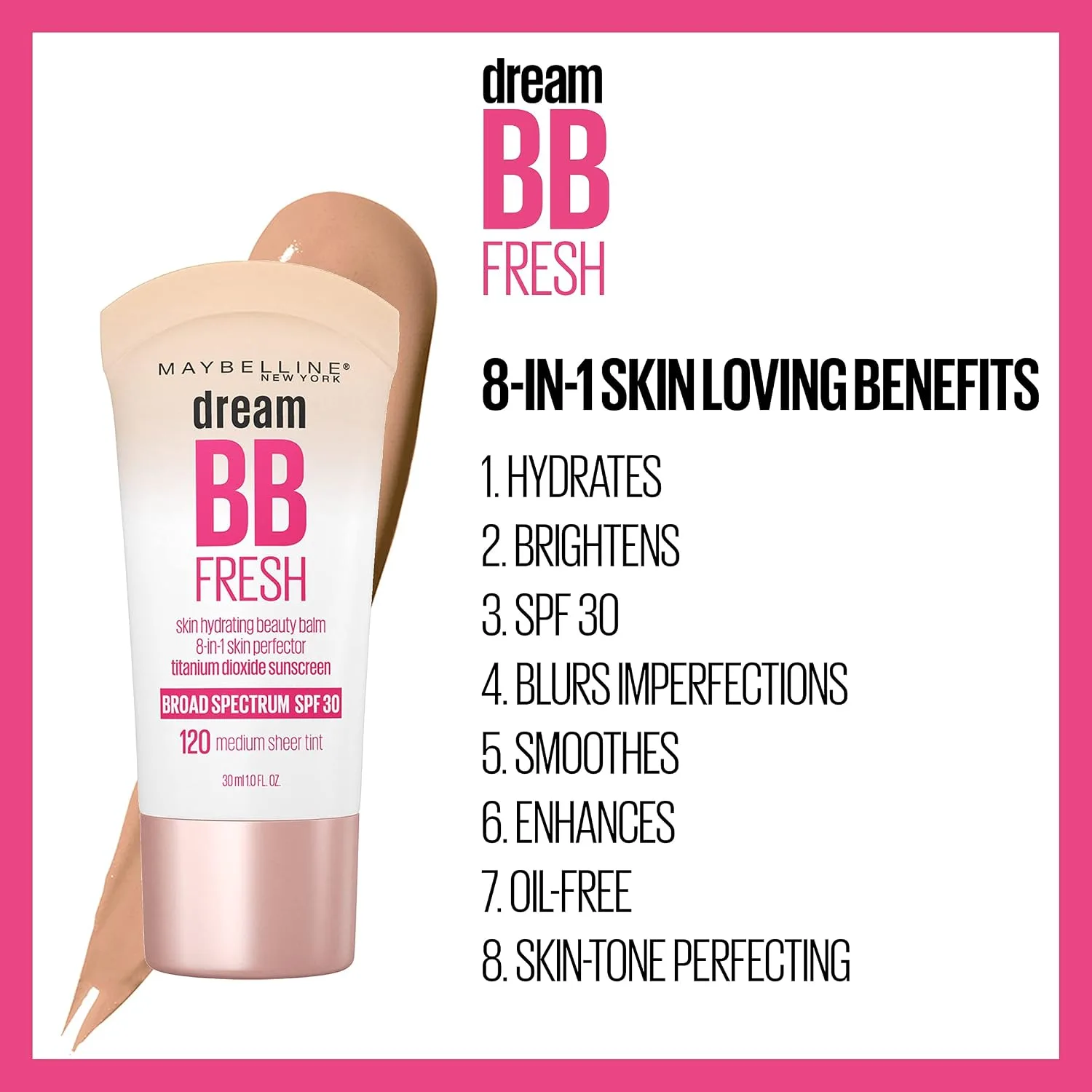 Maybelline Dream Fresh Skin Hydrating BB Cream SPF 30