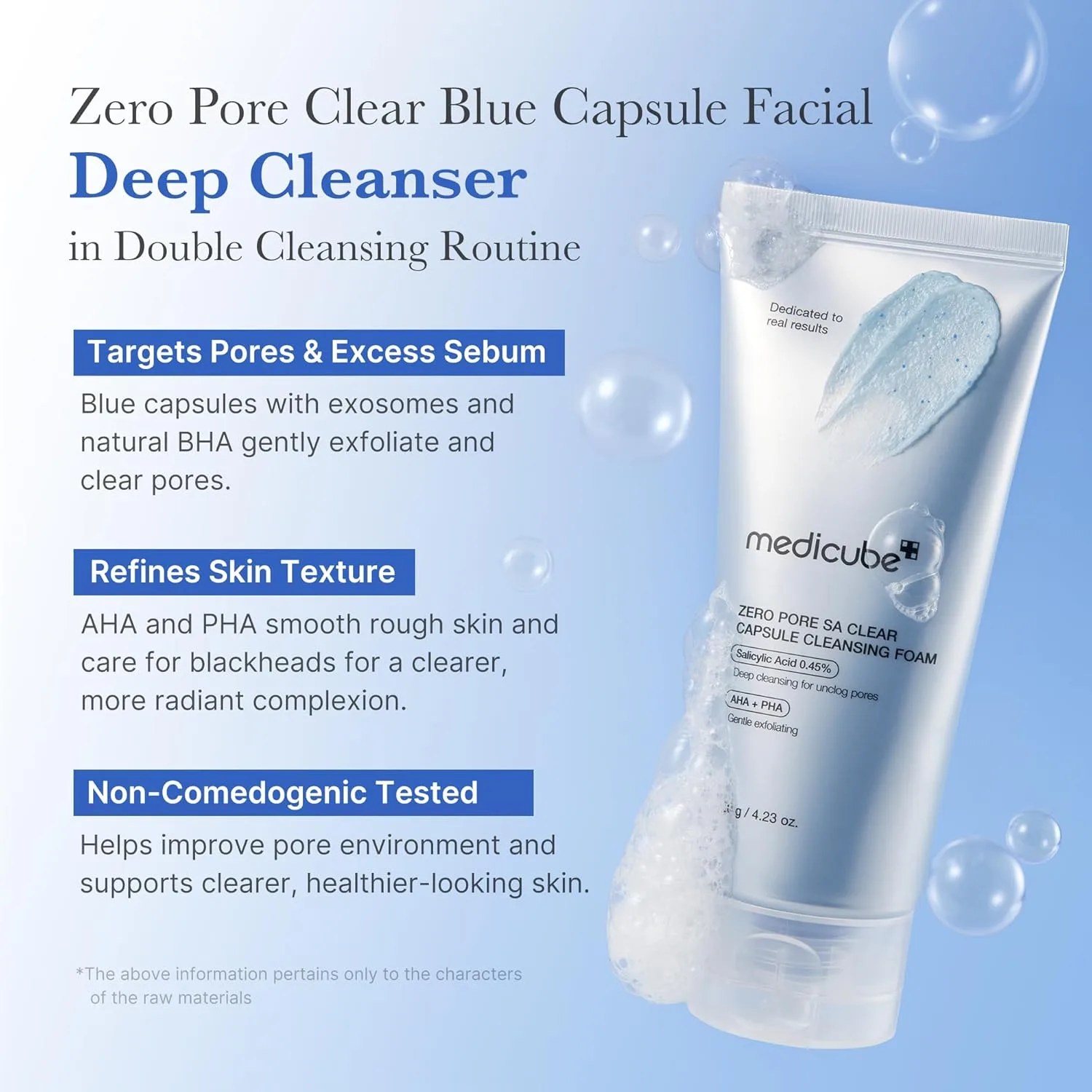 medicube Facial Cleanser Zero Pore Capsule Cleansing Foam