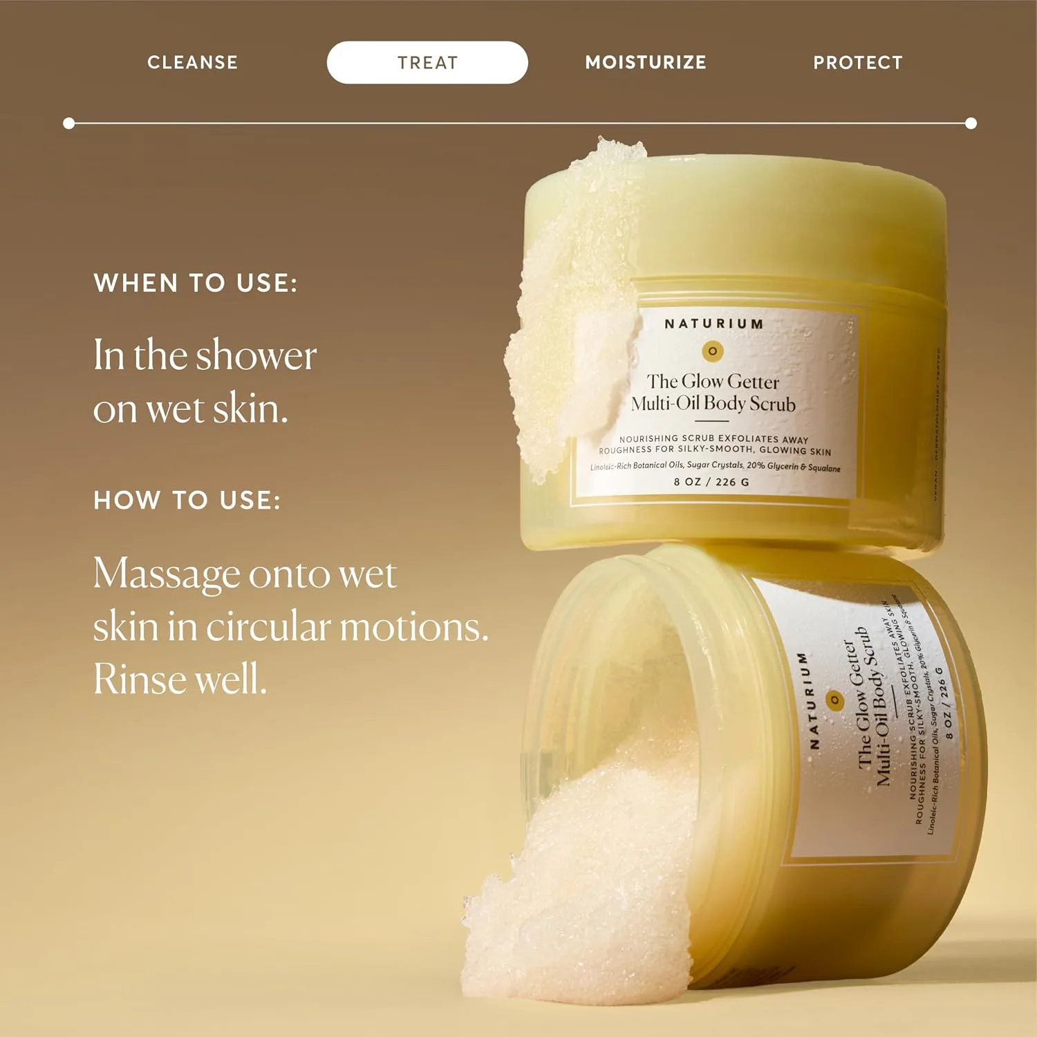 Naturium The Glow Getter Multi-Oil Body Scrub