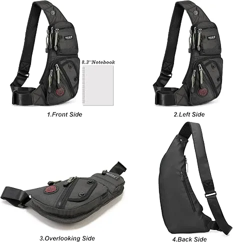 NICGID Sling Bag Chest Shoulder Backpack