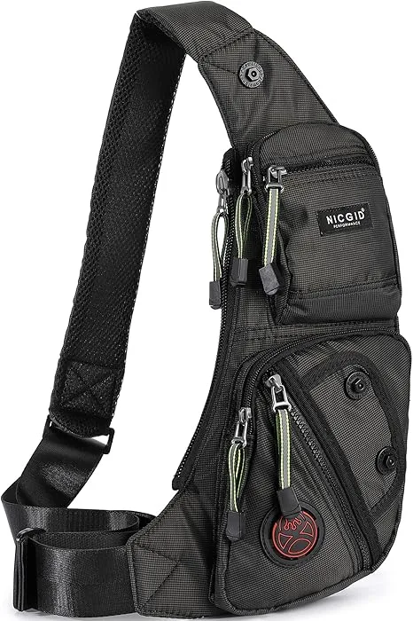 NICGID Sling Bag Chest Shoulder Backpack