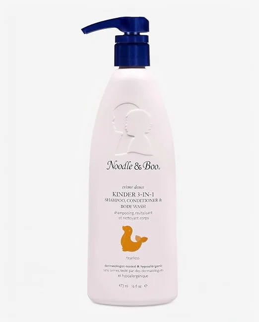 Noodle and Boo Kinder 3-in-1 shampoo conditioner and body wash bottle