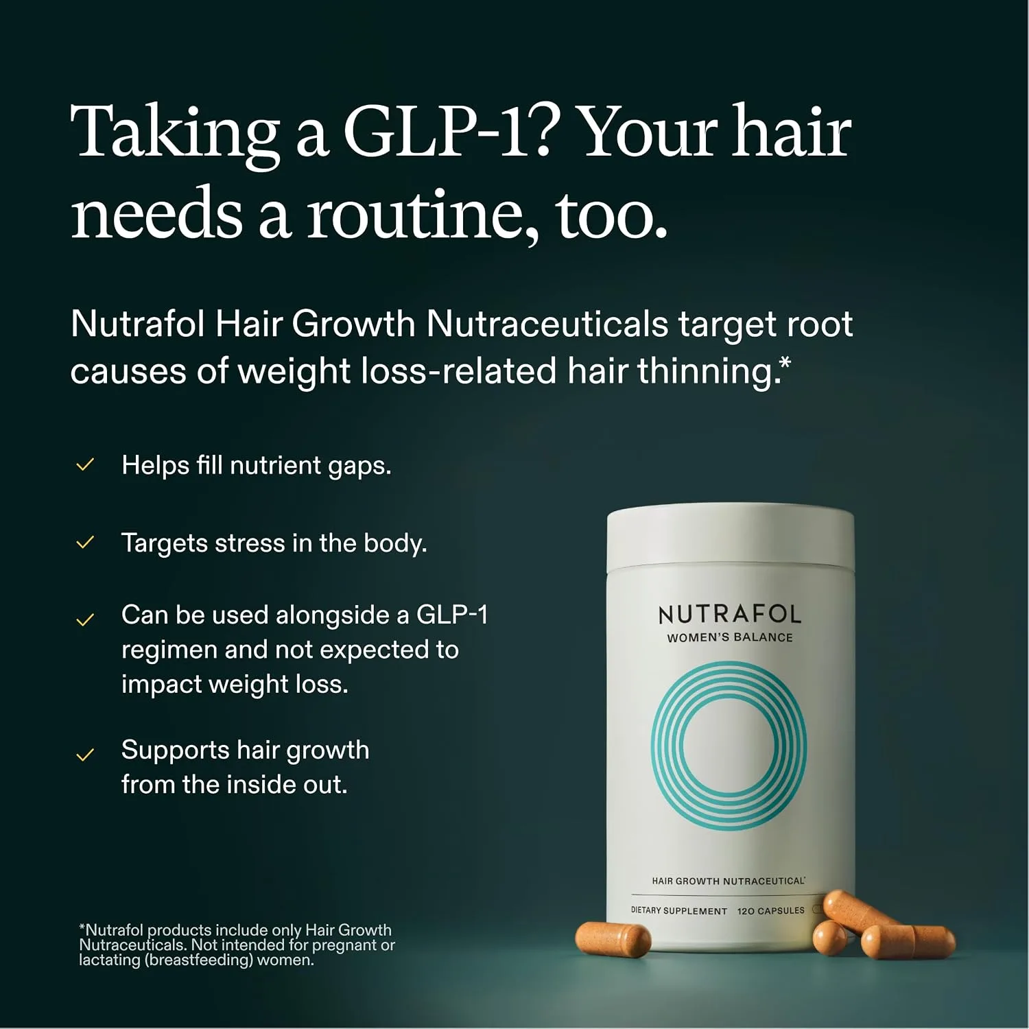 Nutrafol Women's Balance Hair Growth Supplements