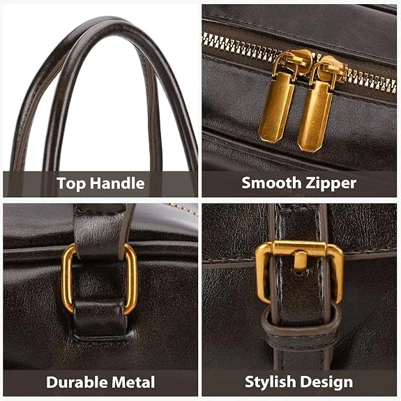 HICARRY Shoulder Bag Retro Top Handle Bag