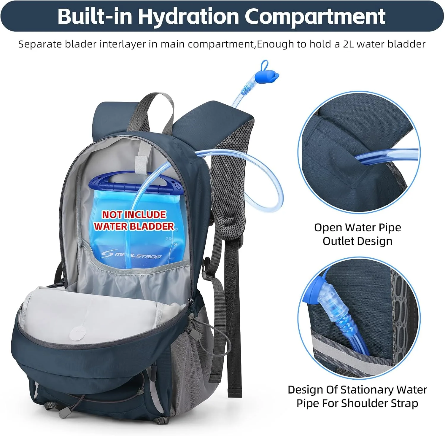 RealCool 20L Lightweight Hiking Backpack