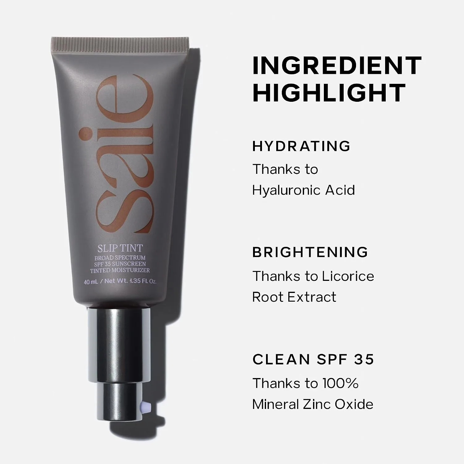 Saie Slip Tint Tinted Sunscreen SPF 35