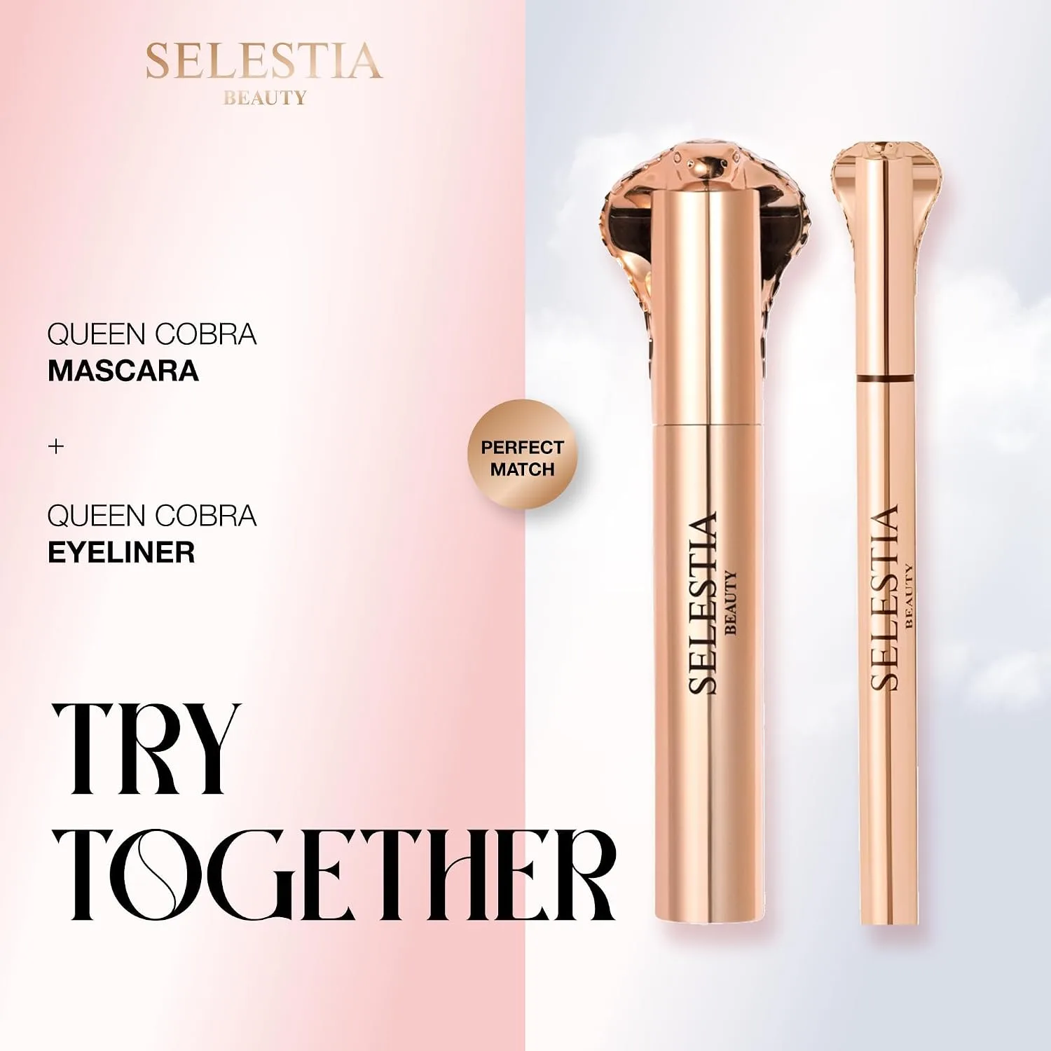 SELESTIA BEAUTY Black Liquid Eyeliner Pencil Queen Cobra