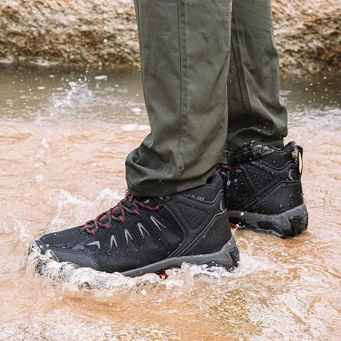 SHULOOK Men's Waterproof Hiking Boots