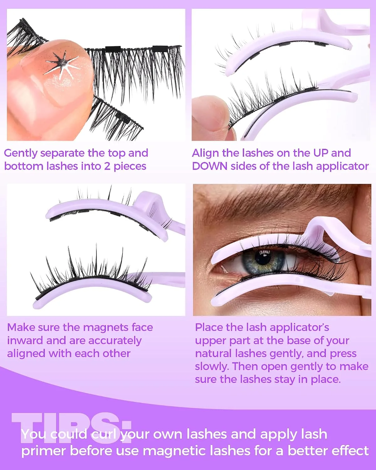 Cat Eye Magnetic Eyelashes by JIMIRE