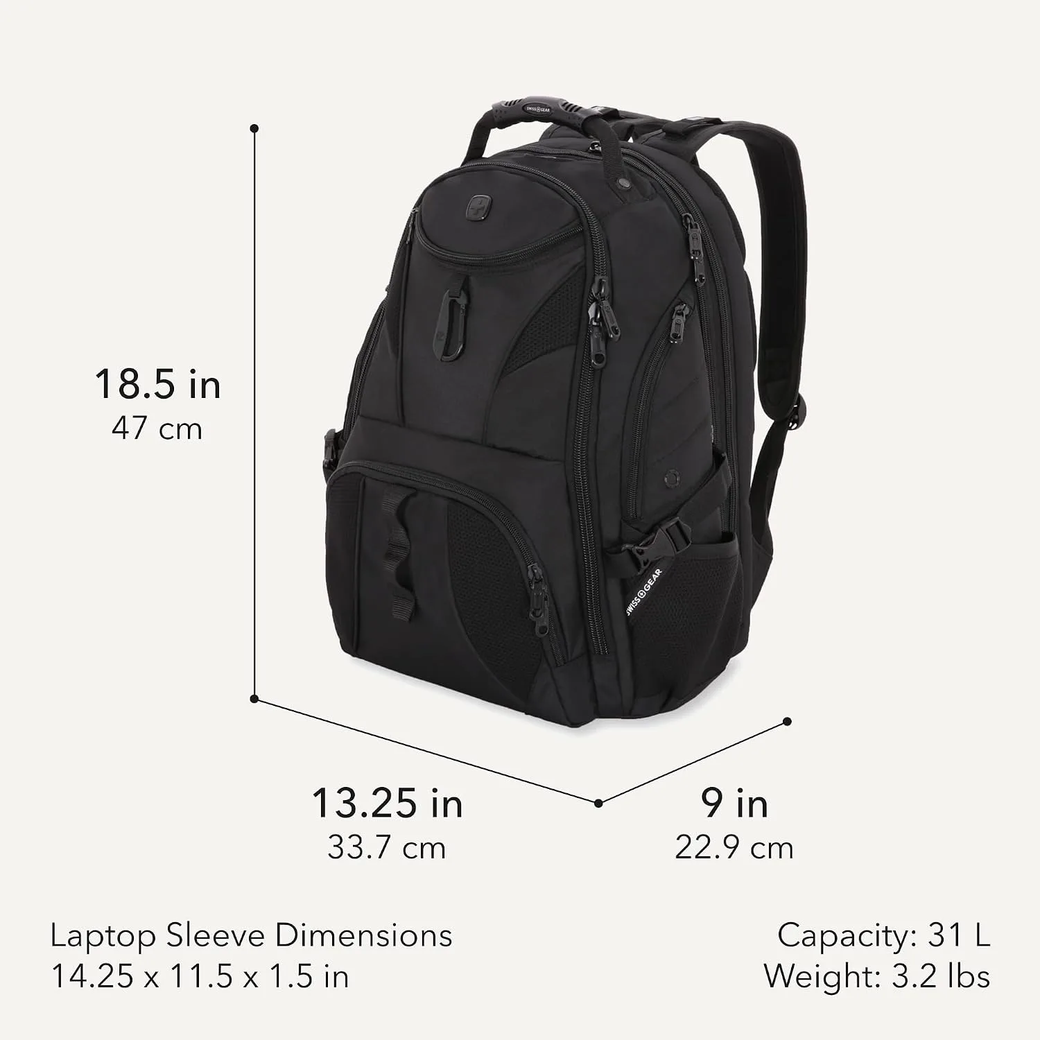 SWISSGEAR 1900 ScanSmart Laptop Backpack