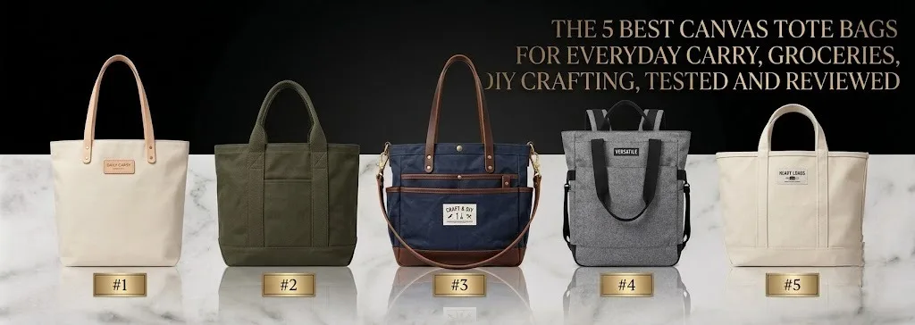 The 5 Best Canvas Tote Bags for Everyday Carry, Groceries, and DIY Crafting, Tested and Reviewed