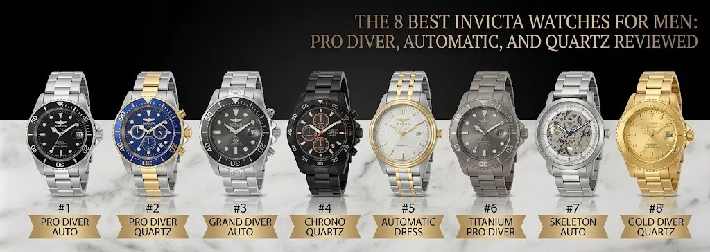 The 8 Best Invicta Watches for Men: Pro Diver, Automatic, and Quartz: Tested and Reviewed