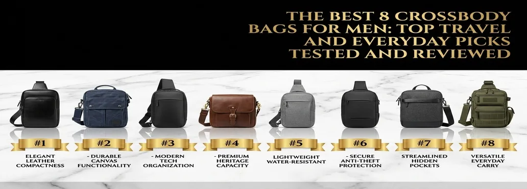 The Best Crossbody Bags For Men: Top Travel And Everyday Picks Tested and Reviewed