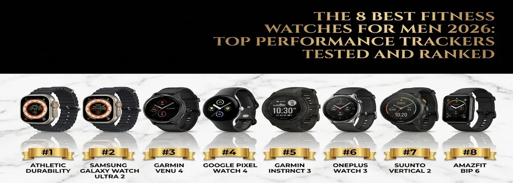The Best Fitness Watches For Men 2026: Top Performance Trackers Tested And Ranked