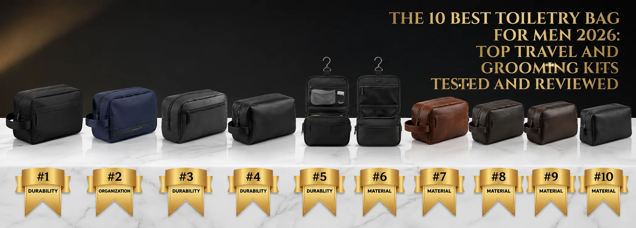 The Best Toiletry Bag For Men 2026: Top Travel And Grooming Kits Tested and Reviewed