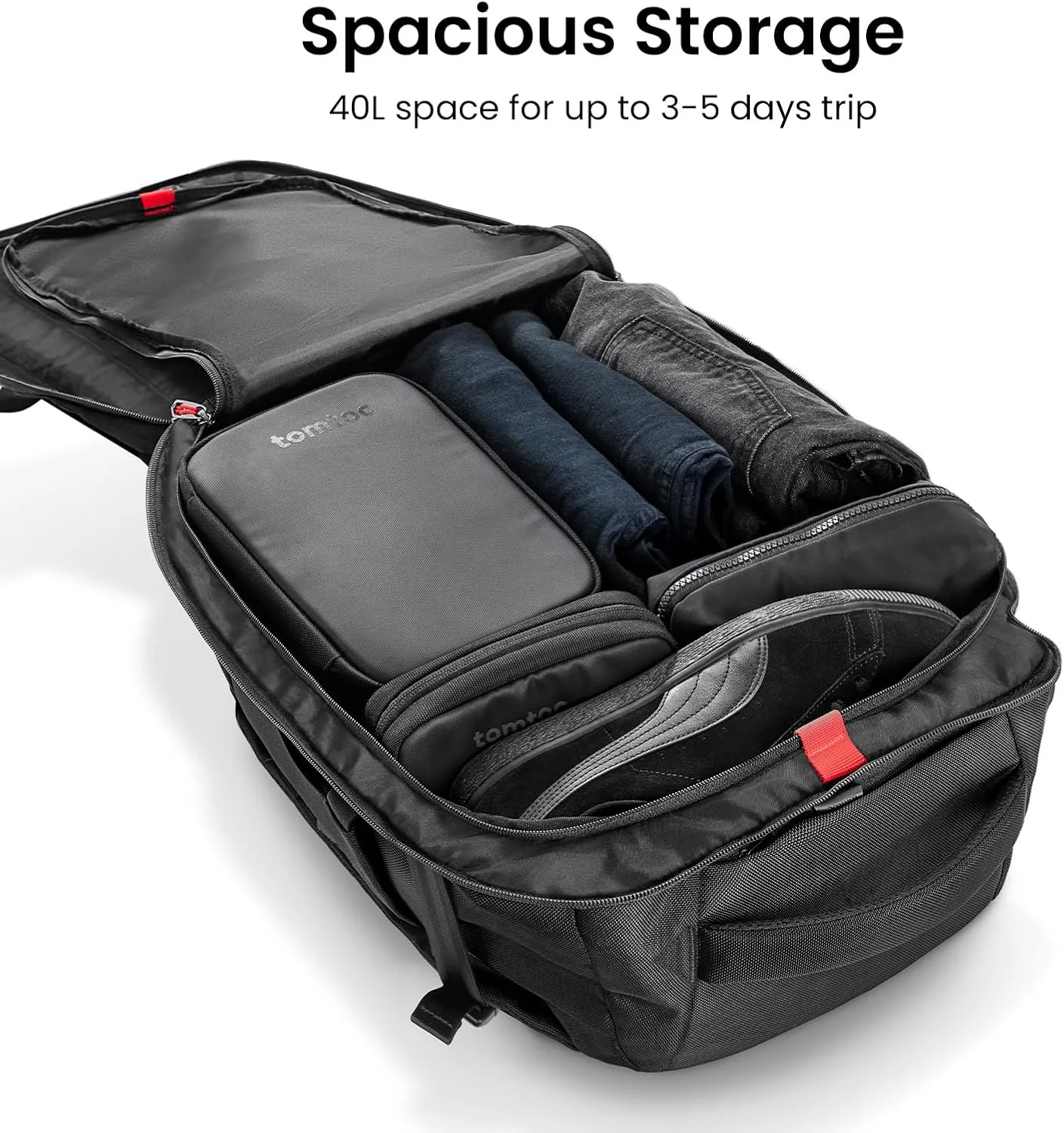 tomtoc Travel Backpack 40L