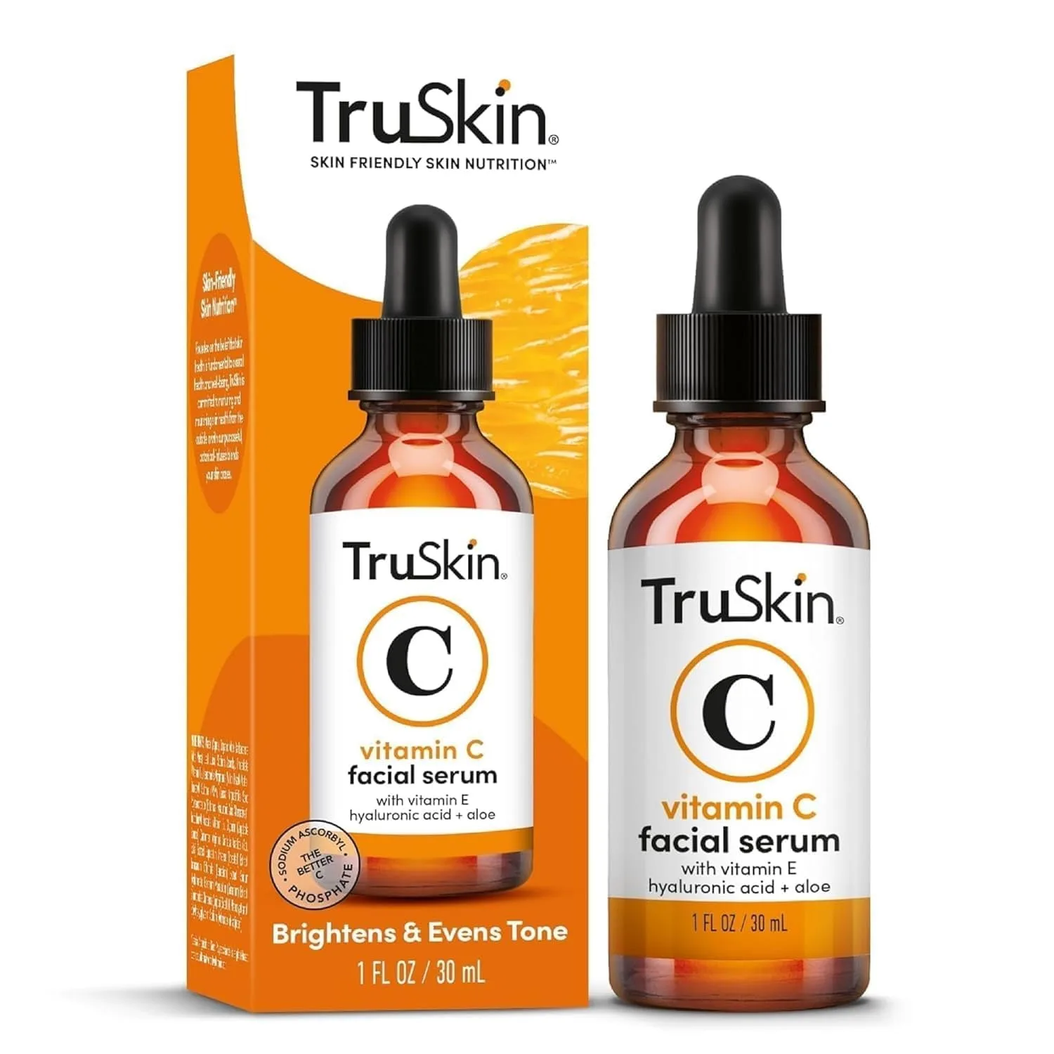 TruSkin Brightening Vitamin C Serum for Face with Hyaluronic Acid